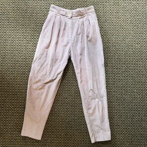 ALBUM By KENZO Vintage Pleated Dusty Purple Corduroys Size 12 With Pockets